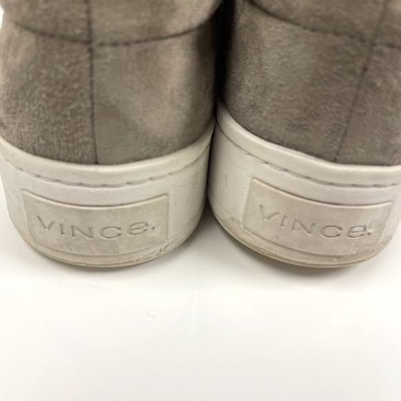 Vince Gray Suede Warren Eco Sneaker - Picture 4 of 4